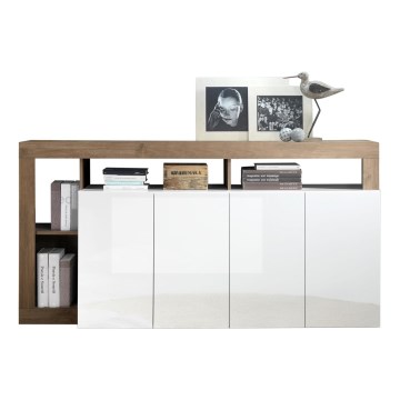 Cómoda LENOR blanco/roble