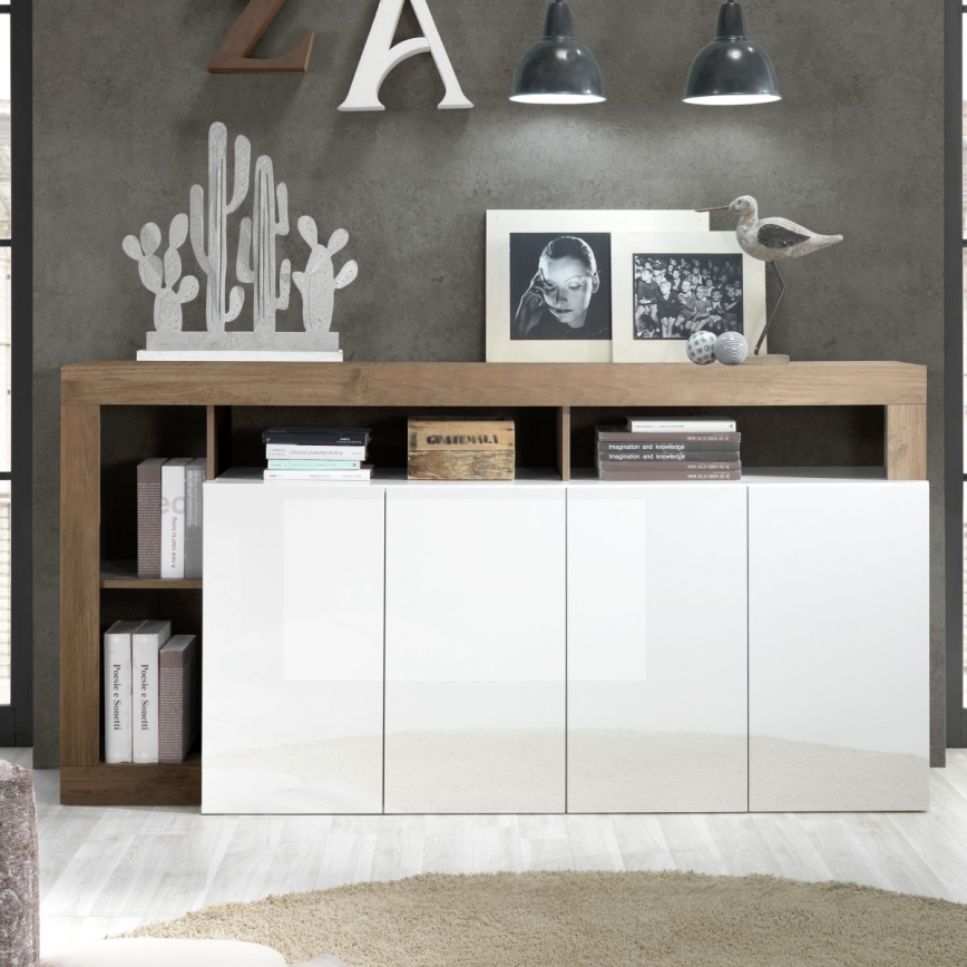 Cómoda LENOR blanco/roble