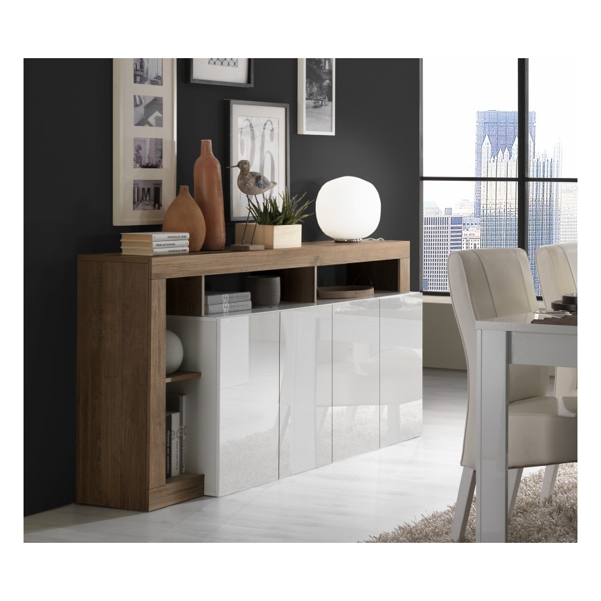 Cómoda LENOR blanco/roble