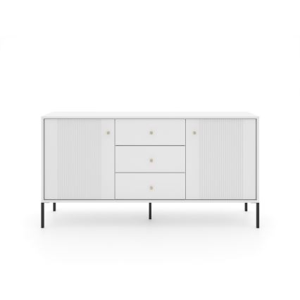 Cómoda LUE blanca/negra