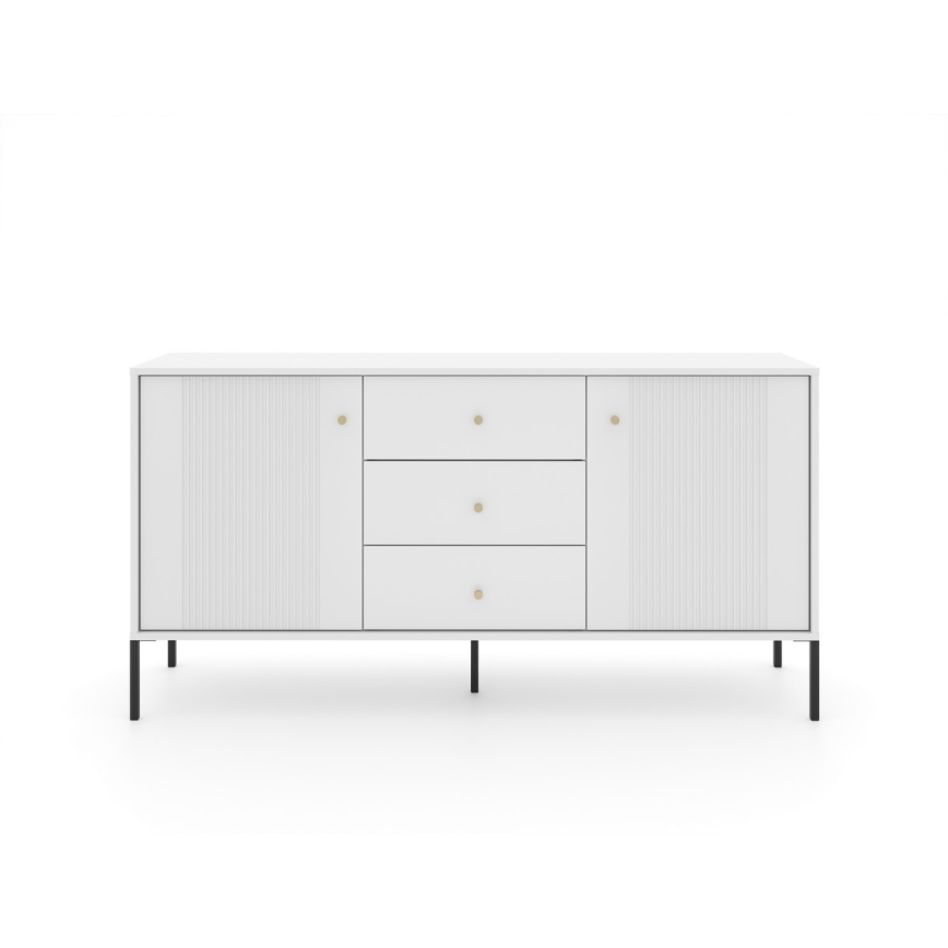 Cómoda LUE blanca/negra