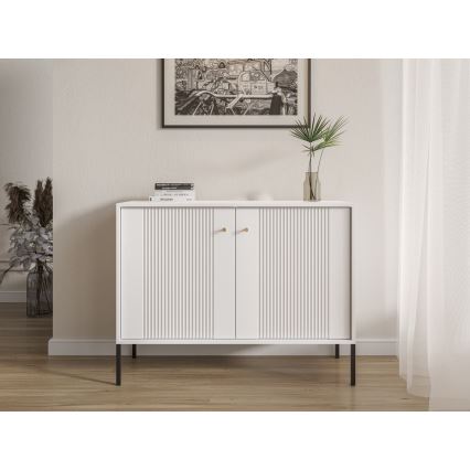 Cómoda LUE blanca/negra