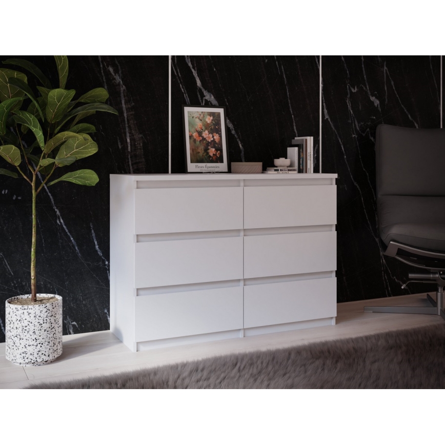 Cómoda MAO blanca con cajones