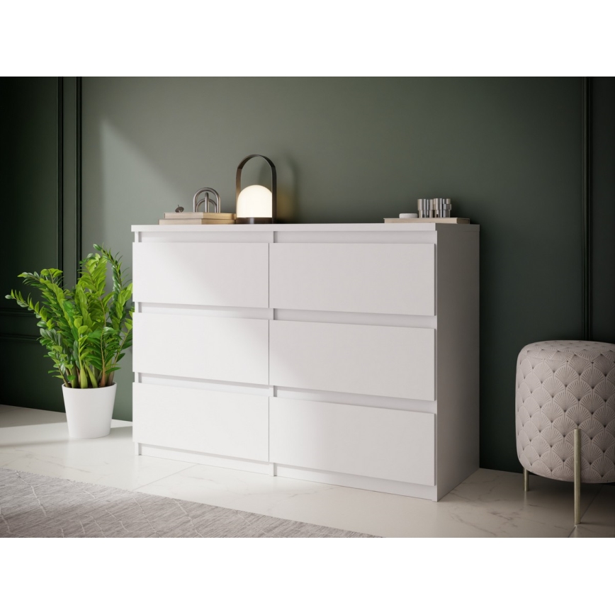 Cómoda MAO blanca con cajones