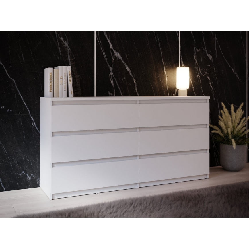 Cómoda MAO blanca con cajones