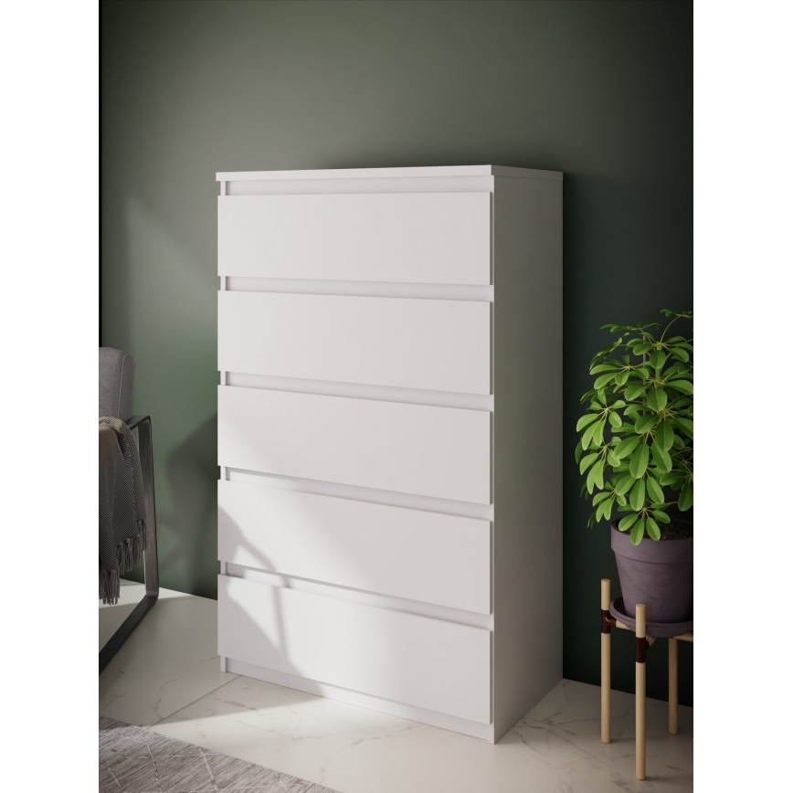 Cómoda MAO blanca con cajones