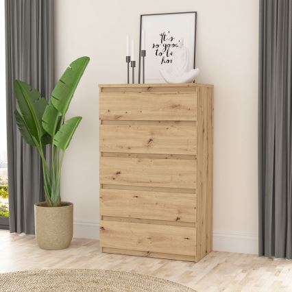 Cómoda MAO con cajones, roble artisan