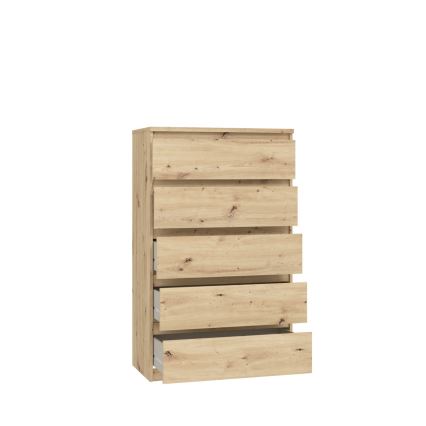 Cómoda MAO con cajones, roble artisan