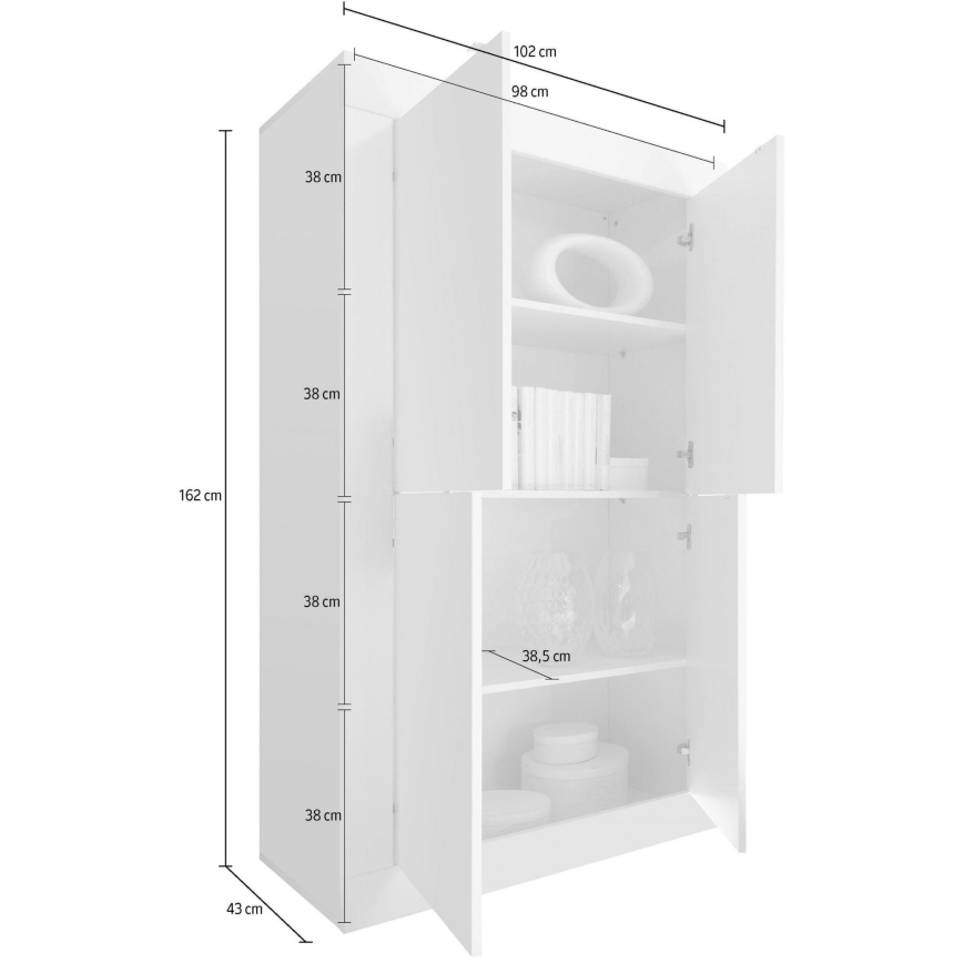 Cómoda NERILA blanca