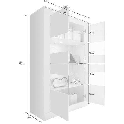 Cómoda NERILA blanca