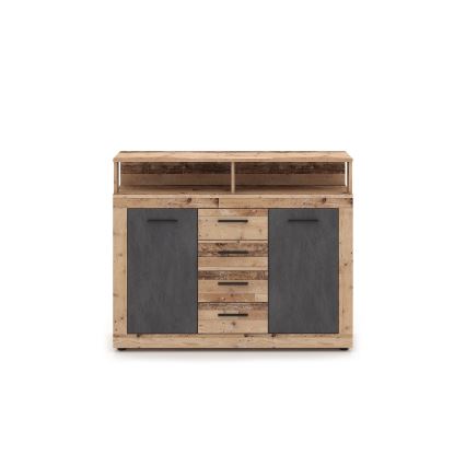 Cómoda RUNA marrón claro/antracita