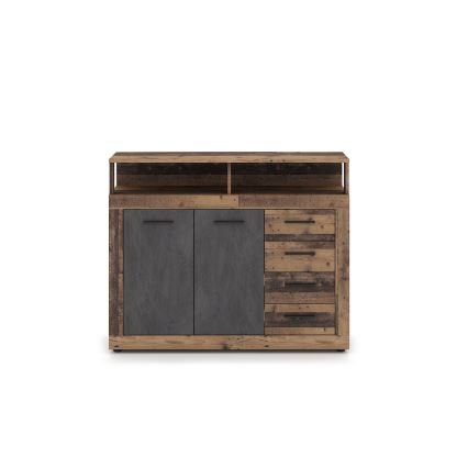 Cómoda RUNA marrón oscuro/antracita