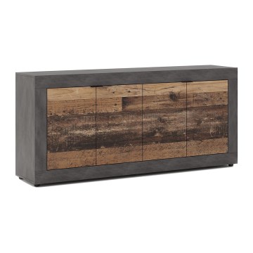 Cómoda RUNEA marrón oscuro/antracita