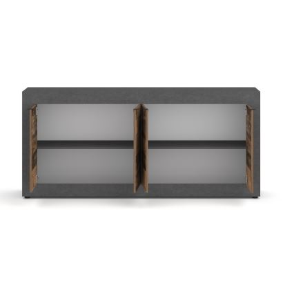 Cómoda RUNEA marrón oscuro/antracita