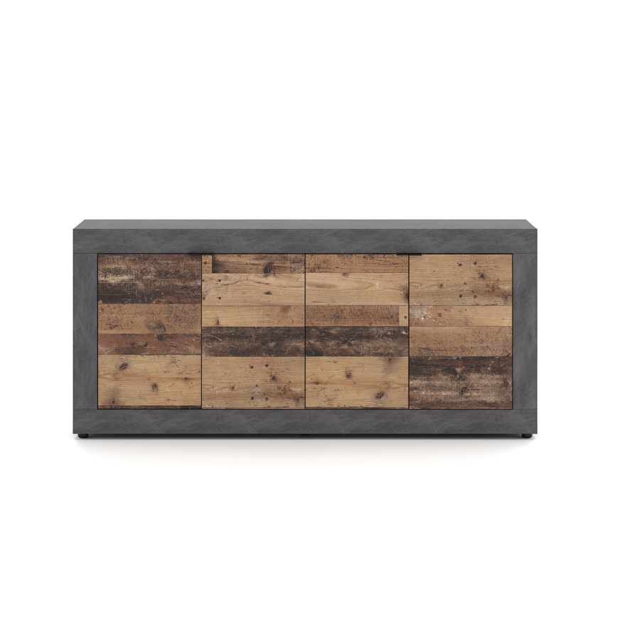 Cómoda RUNEA marrón oscuro/antracita