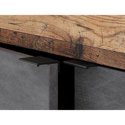 Cómoda RUNEA marrón oscuro/antracita