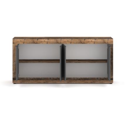 Cómoda RUNEA marrón oscuro/antracita