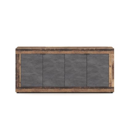 Cómoda RUNEA marrón oscuro/antracita