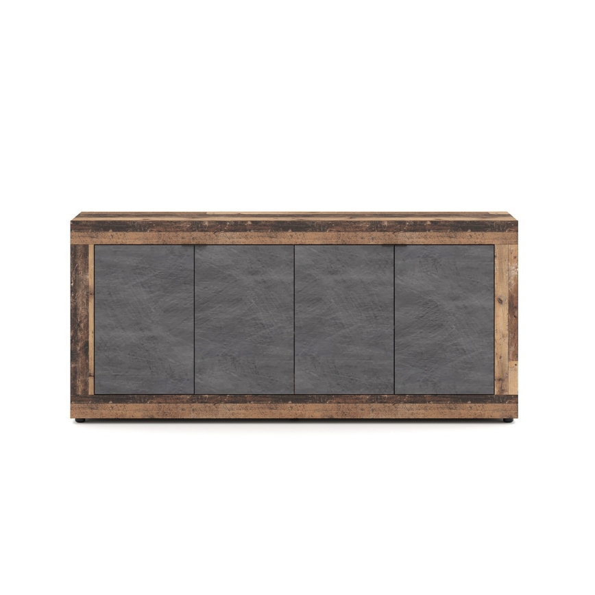 Cómoda RUNEA marrón oscuro/antracita