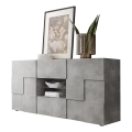 Cómoda SERIAN gris efecto hormigón