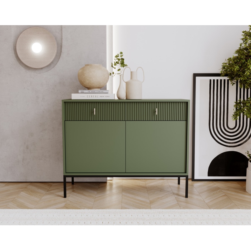 Cómoda SUE verde/negra