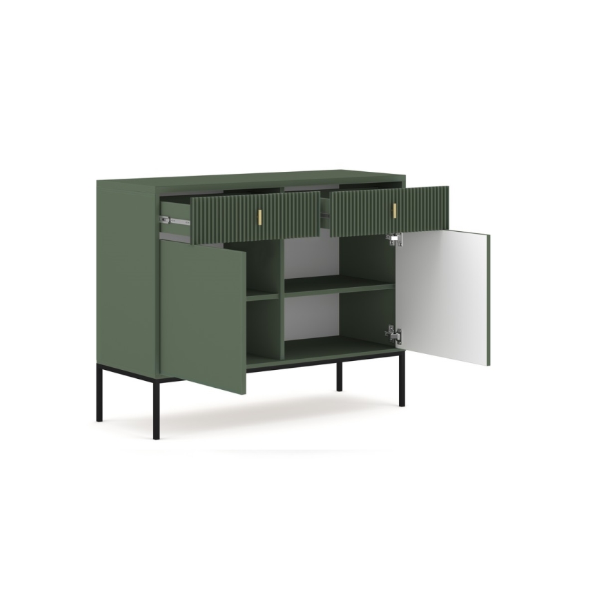 Cómoda SUE verde/negra