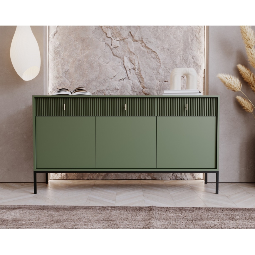 Cómoda SUE verde/negro