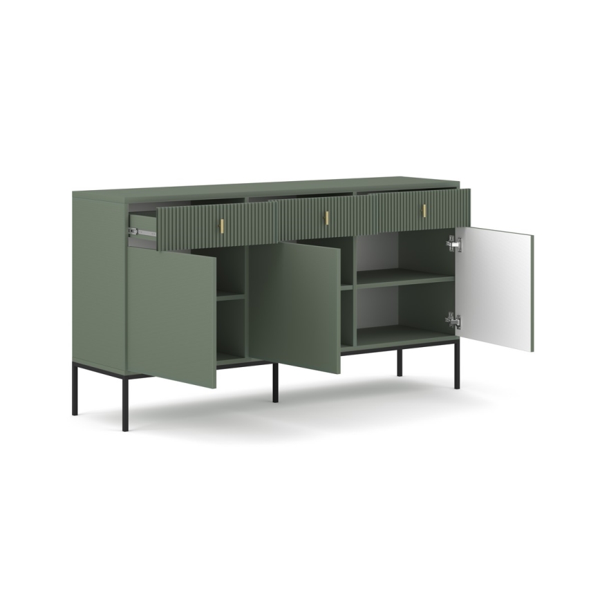 Cómoda SUE verde/negro