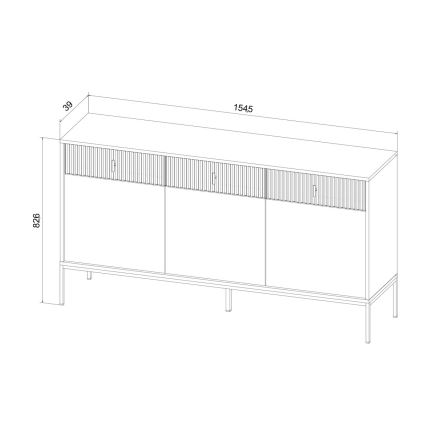 Cómoda SUE verde/negro