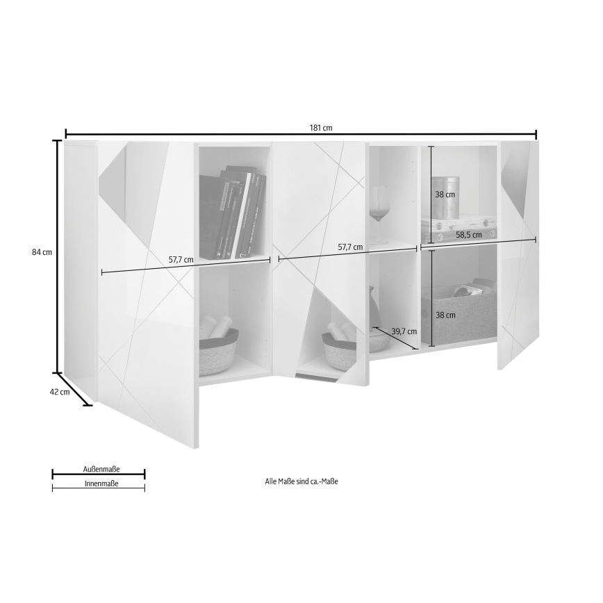 Cómoda TAVRI antracita