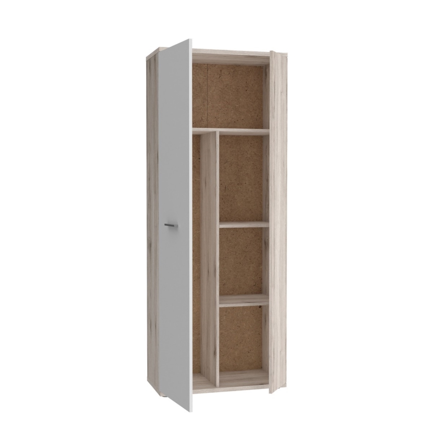 Cómoda/Zapatero SIMO blanco/taupe