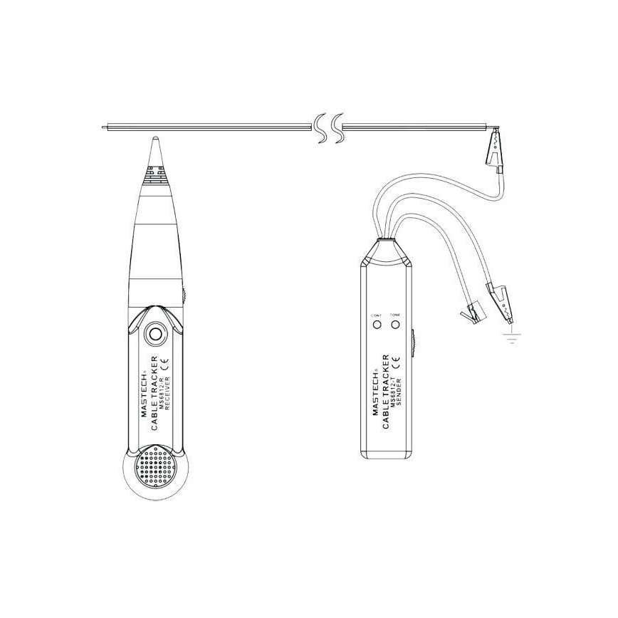 Comprobador de cables sin contacto MS6812