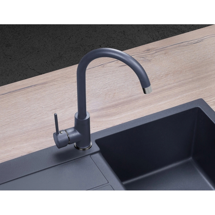Concept BDG3334DG - Grifo de fregadero 33,5 cm granito/gris oscuro