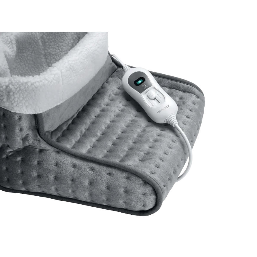Concept BV1020 - Botín térmico eléctrico 100W/230V 30x30 cm gris/blanco