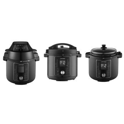 Concept CK8000 - Olla a presión eléctrica multifuncional y freidora de aire 5,6 l 11 en 1 1500W/230V negra