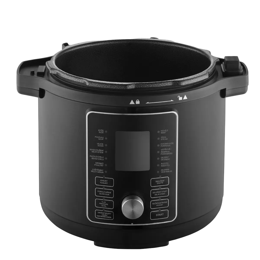 Concept CK8000 - Olla a presión eléctrica multifuncional y freidora de aire 5,6 l 11 en 1 1500W/230V negra