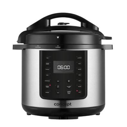 Concept CK8001 - Olla a presión eléctrica multifuncional 5,6 l 1000W/230V Wi-Fi acero inoxidable