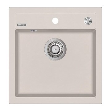 Concept DG00C50BE - Fregadero de cocina CUBIS 49x51 cm granito/beige