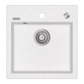 Concept DG00C50WH - Fregadero de cocina CUBIS 49x51 cm granito/blanco