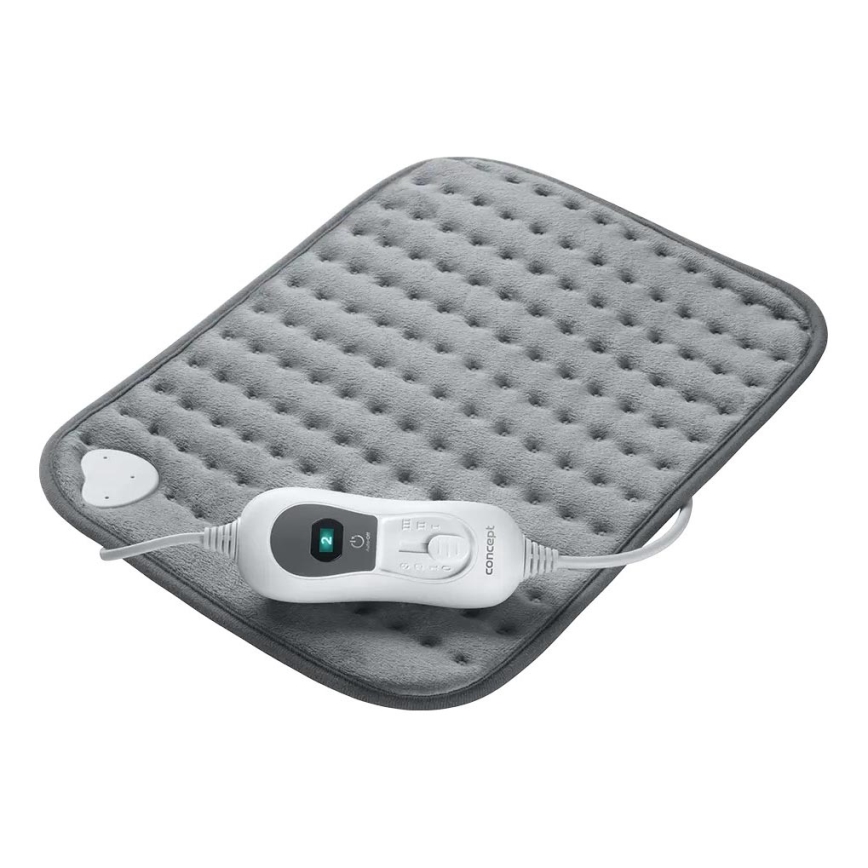 Concept DV7360 - Manta eléctrica térmica 100 W/230 V, 30 x 40 cm, gris