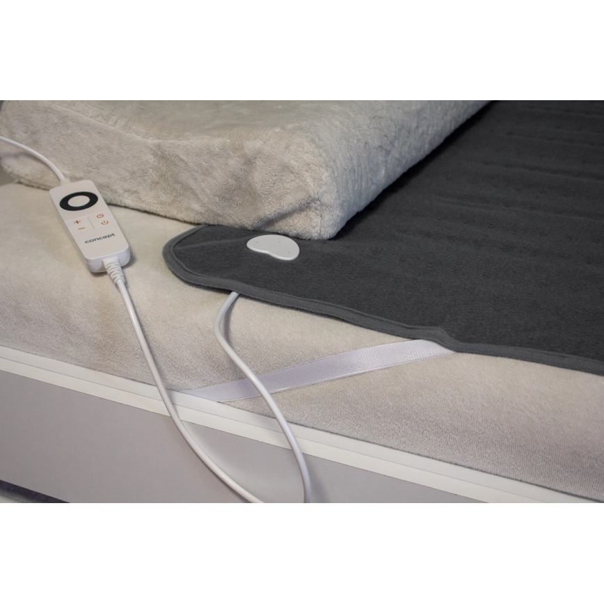 Concept DV7430 - Alfombrilla calefactora eléctrica 100 W/230 V 150 x 80 cm gris