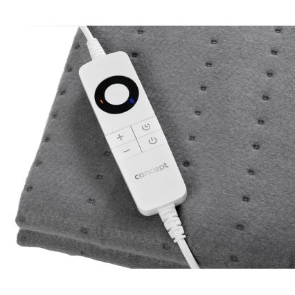 Concept DV7430 - Alfombrilla calefactora eléctrica 100 W/230 V 150 x 80 cm gris