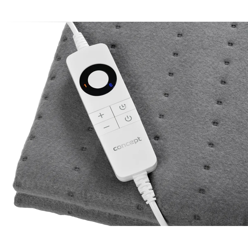 Concept DV7430 - Alfombrilla calefactora eléctrica 100 W/230 V 150 x 80 cm gris