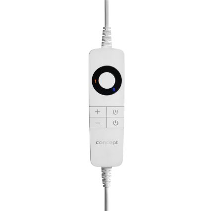 Concept DV7430 - Alfombrilla calefactora eléctrica 100 W/230 V 150 x 80 cm gris