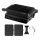 Concept ge3600 - Parrilla de contacto con sonda de temperatura GLASS 2000W/230V negro