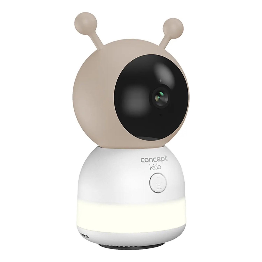 Concept KD4000 - Vigilabebés inteligente SMART KIDO con sensor de movimiento, 4,5W/230V, Wi‑Fi, beige
