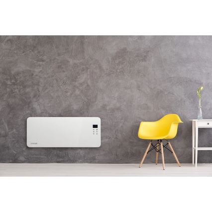 Concept KS4000 - Calefactor/convector eléctrico 1000/2000 W IP24 blanco + mando a distancia
