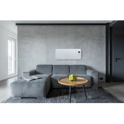 Concept KS4000 - Calefactor/convector eléctrico 1000/2000 W IP24 blanco + mando a distancia