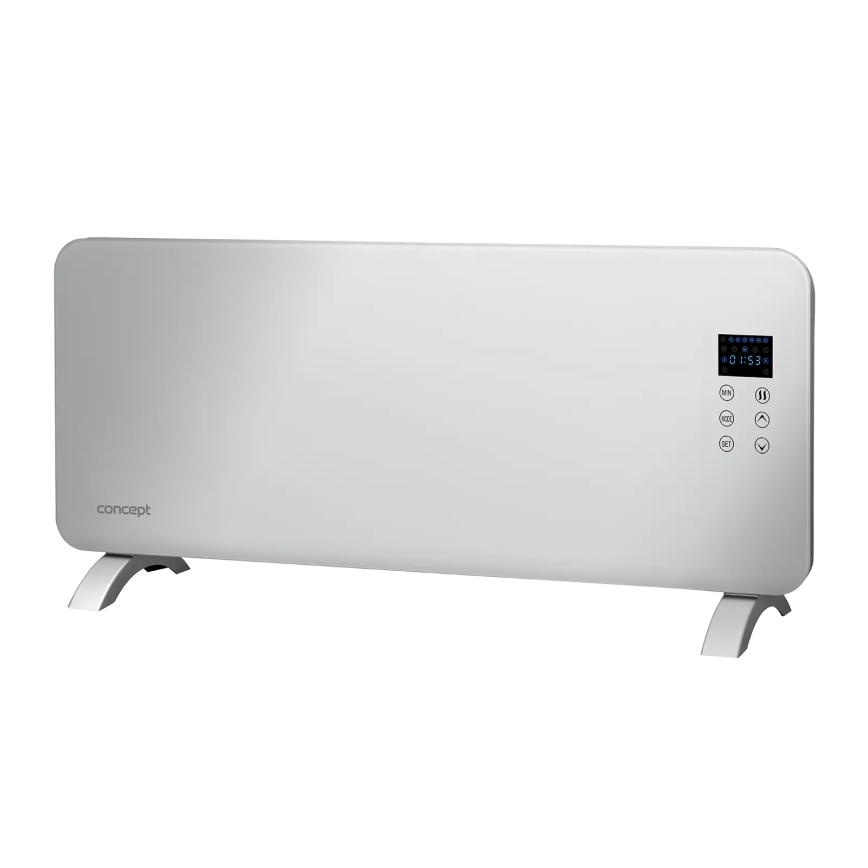 Concept KS4000 - Calefactor/convector eléctrico 1000/2000 W IP24 blanco + mando a distancia