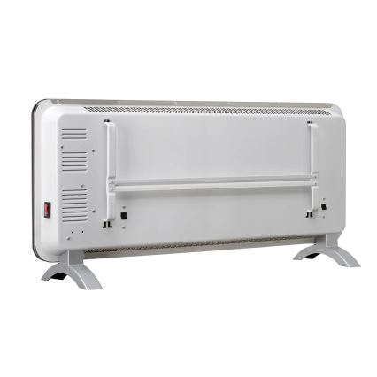 Concept KS4000 - Calefactor/convector eléctrico 1000/2000 W IP24 blanco + mando a distancia